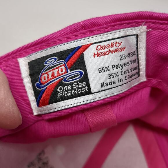 Buckhorn Gun Shop Boise, ID U.S.A. Strapback Baseball Cap Pink One Size Otto - Picture 9 of 9